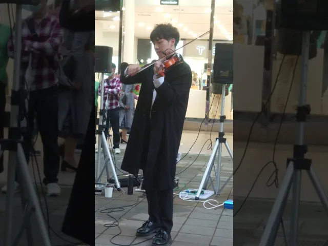〖米津玄師 - lemon〗amazing street violin performance (performed by violinist 林子安)《violin cover》